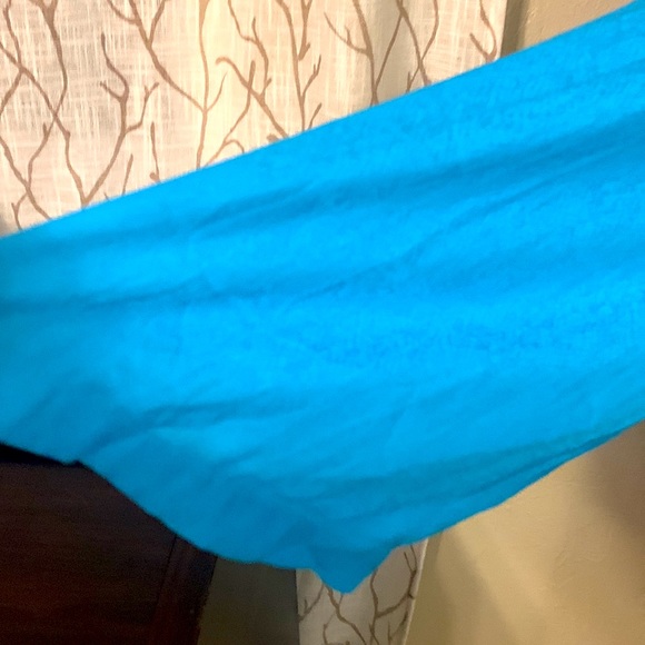 NEW Free People Sexy Simone wrap Dress Teal Parrot Size Medium - Picture 7 of 13